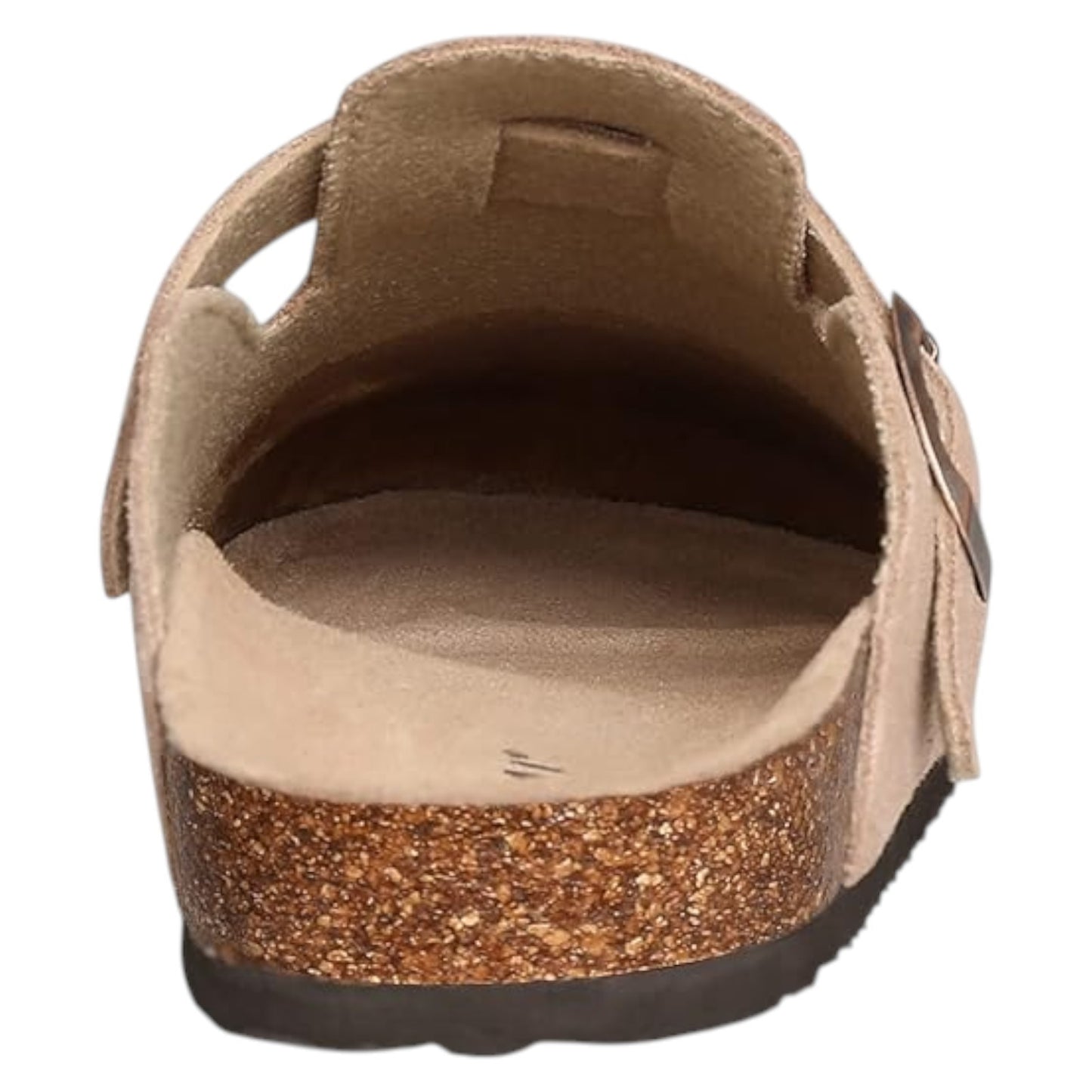 KIDMI Women's Suede Clogs Leather Mules Cork Footbed Sandals Potato Shoes | Sz10