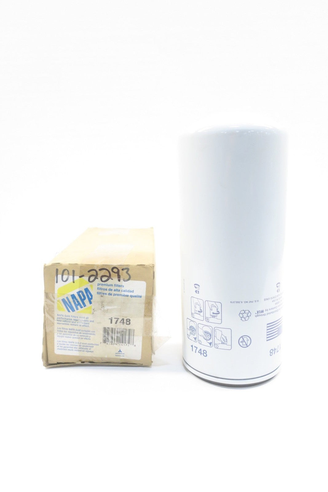 NAPA 1748 Gold Spin-ON Oil Filter D592300