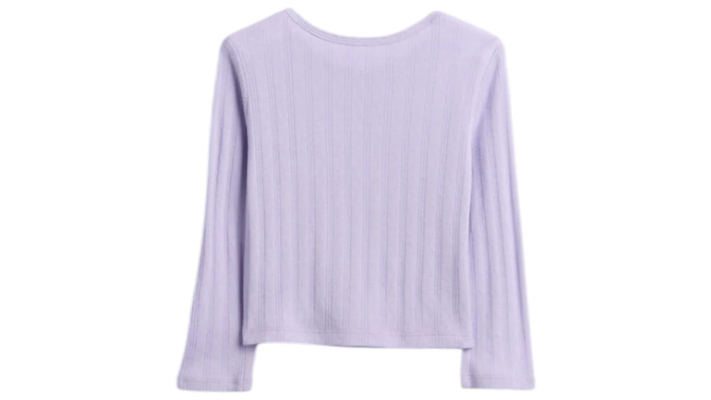 Gap Baby & Toddler Pointelle T-Shirt | Color = Orchid | Size = 2 years, 33-36 in