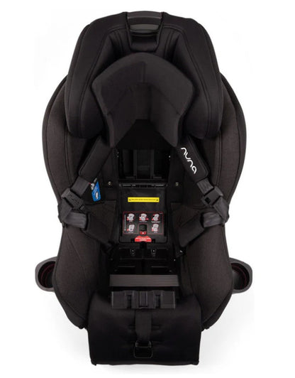 Nuna RAVA Fire Retardant-Free Convertible Car Seat Caviar Color