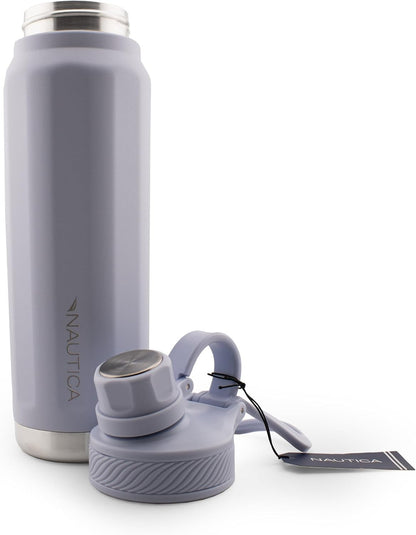 Nautica 25 oz hydration flask Double-Wall Vacuum Insulated bottle Leak Proof