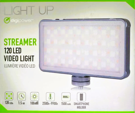 Digipower The Streamer - 112 LEDs Compact Video Light with Diffuser