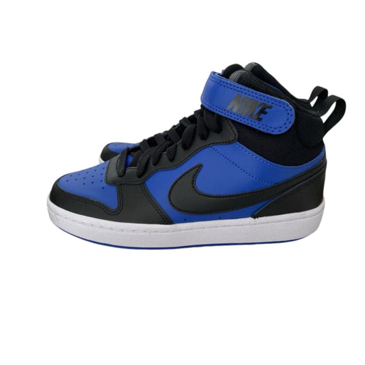 Nike Court Borough Mid 2 |  Game Royal/Black - White | Size 4Y | CD7782-404