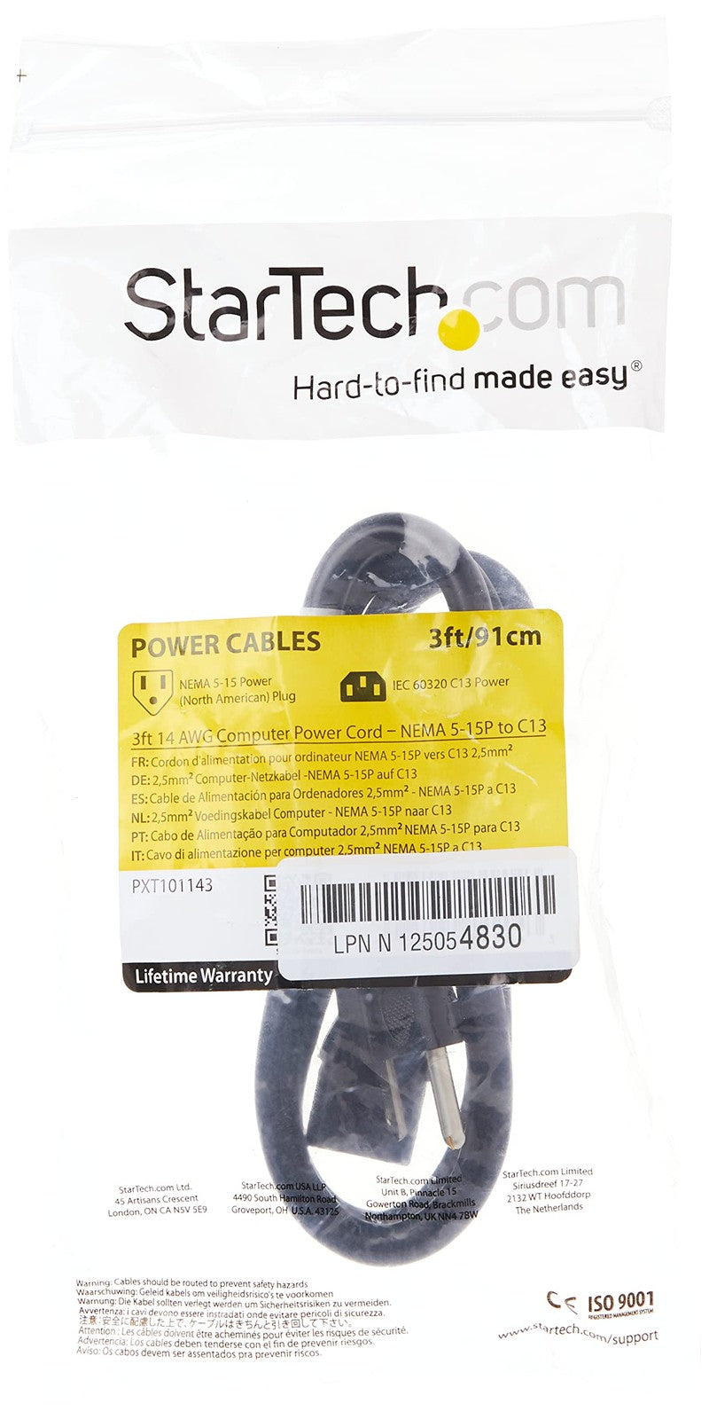 Standard Wall to C13