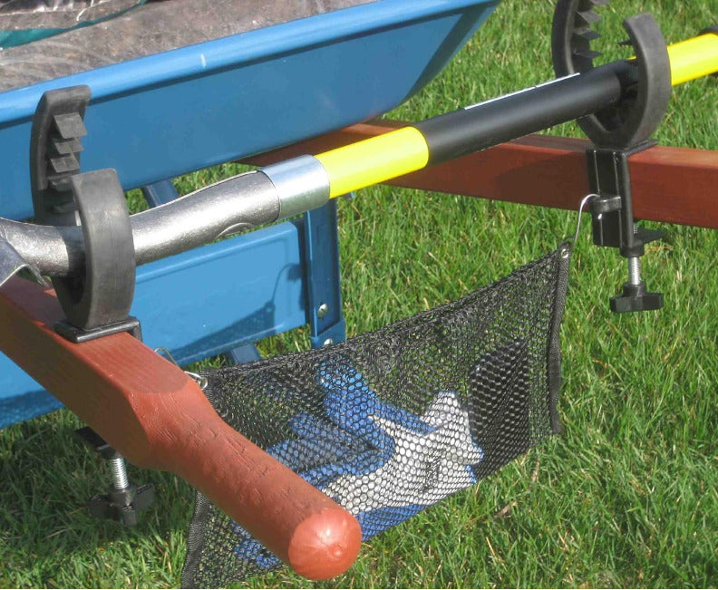 Grizzly Grip Wheelbarrow Tool Holder with Mesh Bag