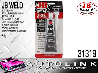 J-B Weld Black RTV Sealant - 3 oz.