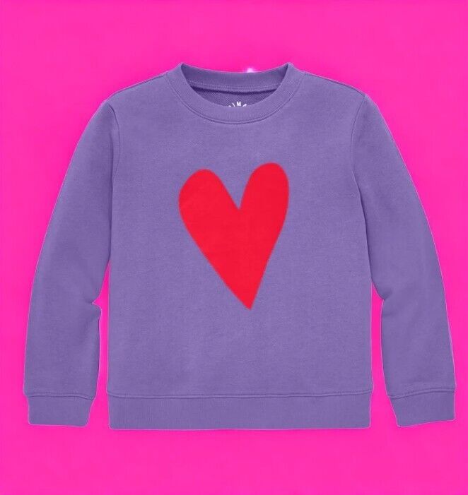 Primary Girl's Toddler Heart Sweatshirt, 3