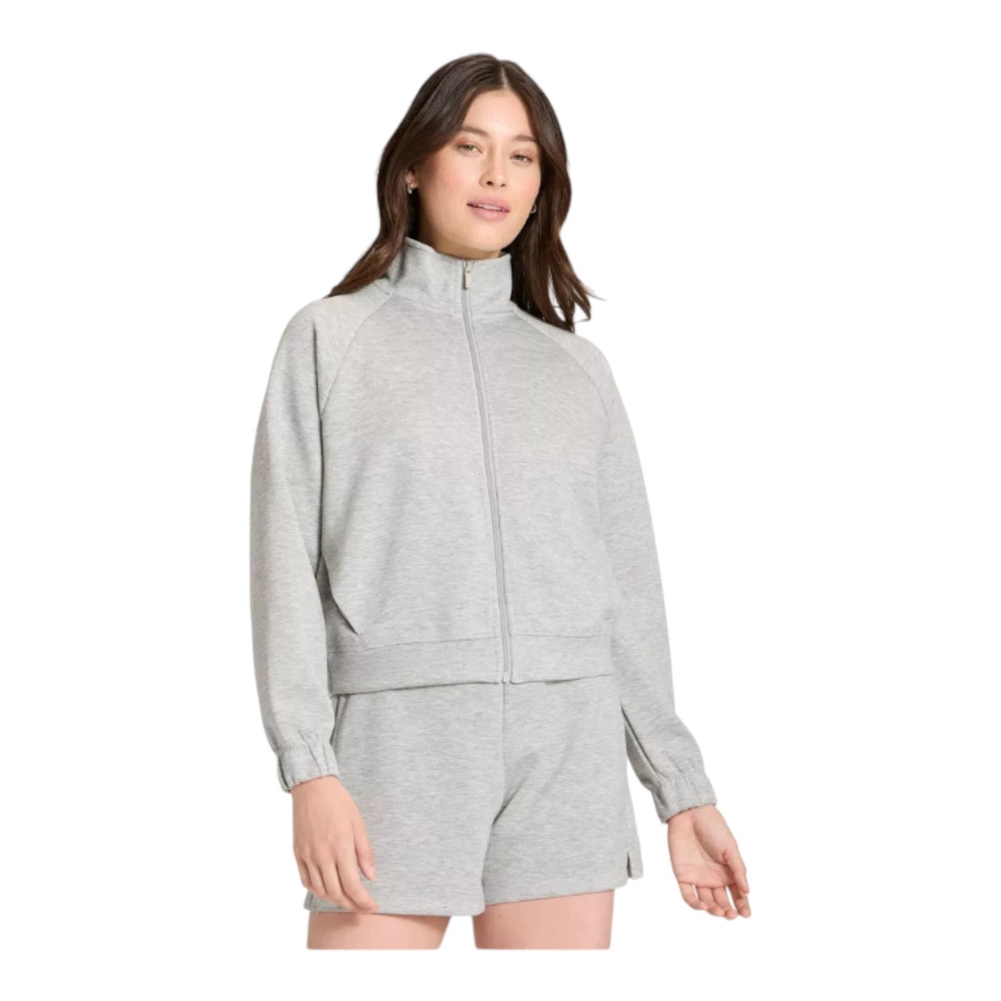 Women Airy Sleek Ribbed Full Zip Jacket - All In Motion