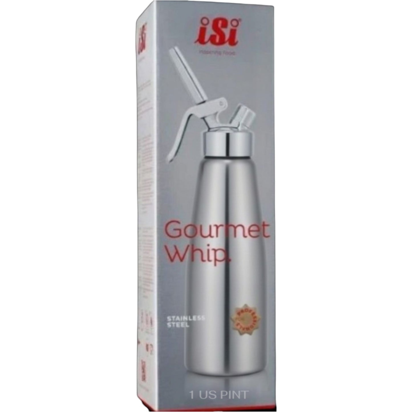iSi Gourmet Whip Cream Whipper - 1 US Pint- 170301 Stainless Steel