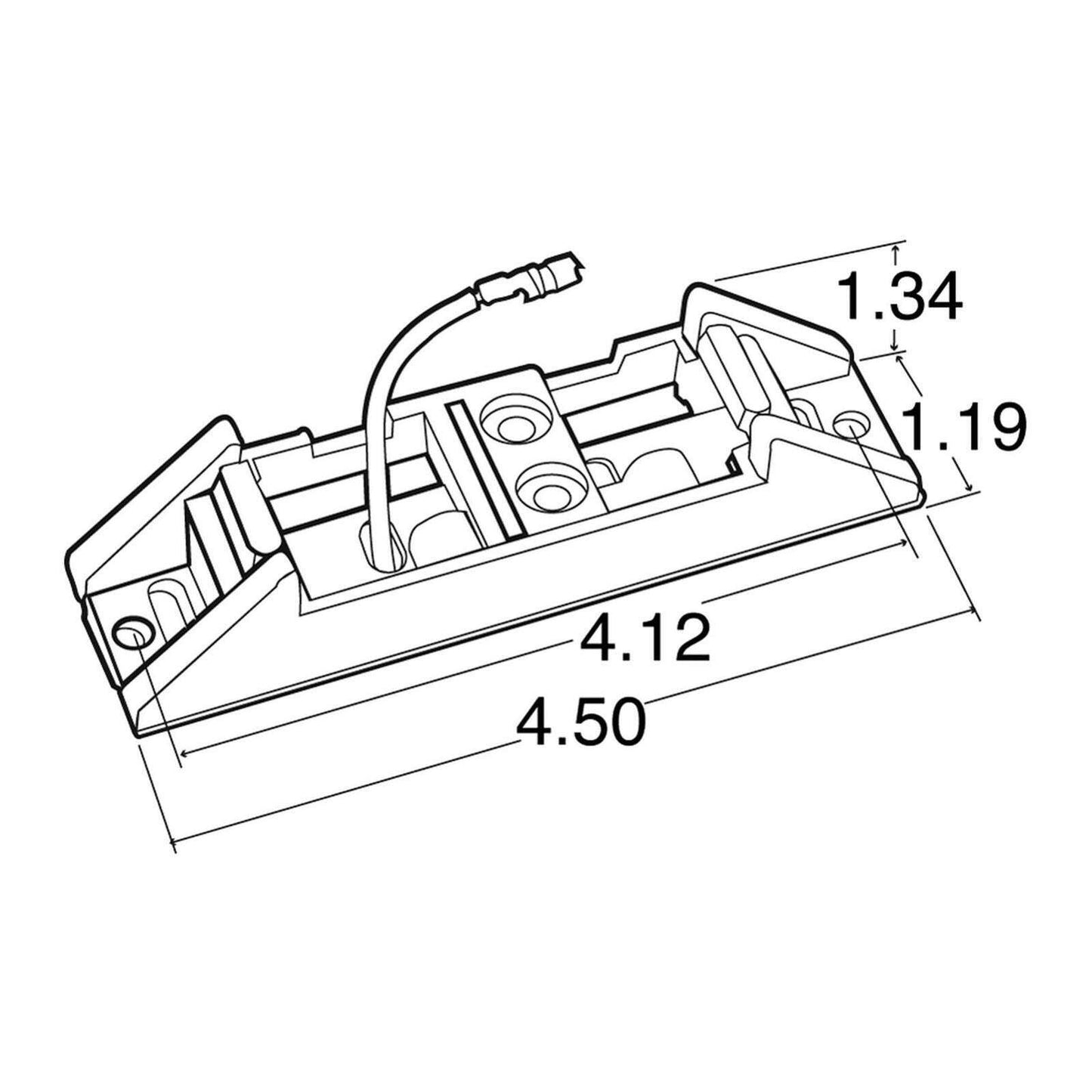 Truck-Lite 15401 MDL 15 Branch Deflector Mount Kit