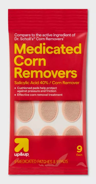 Medicated Corn REMOVERS Pads With Salicylic Acid 9 Per Package