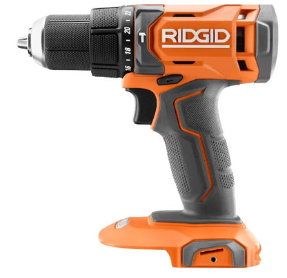 RIDGID (R96013SB) Hammer Drill & Circular Saw Kit + 2 & 4 Ah Batteries & Charger