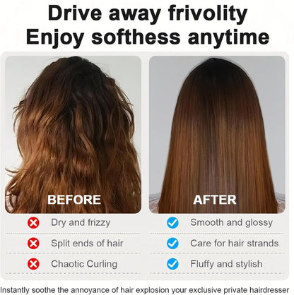 Cordless Hair Straightener Brush for Women, Portable Travel Hair Straightener...
