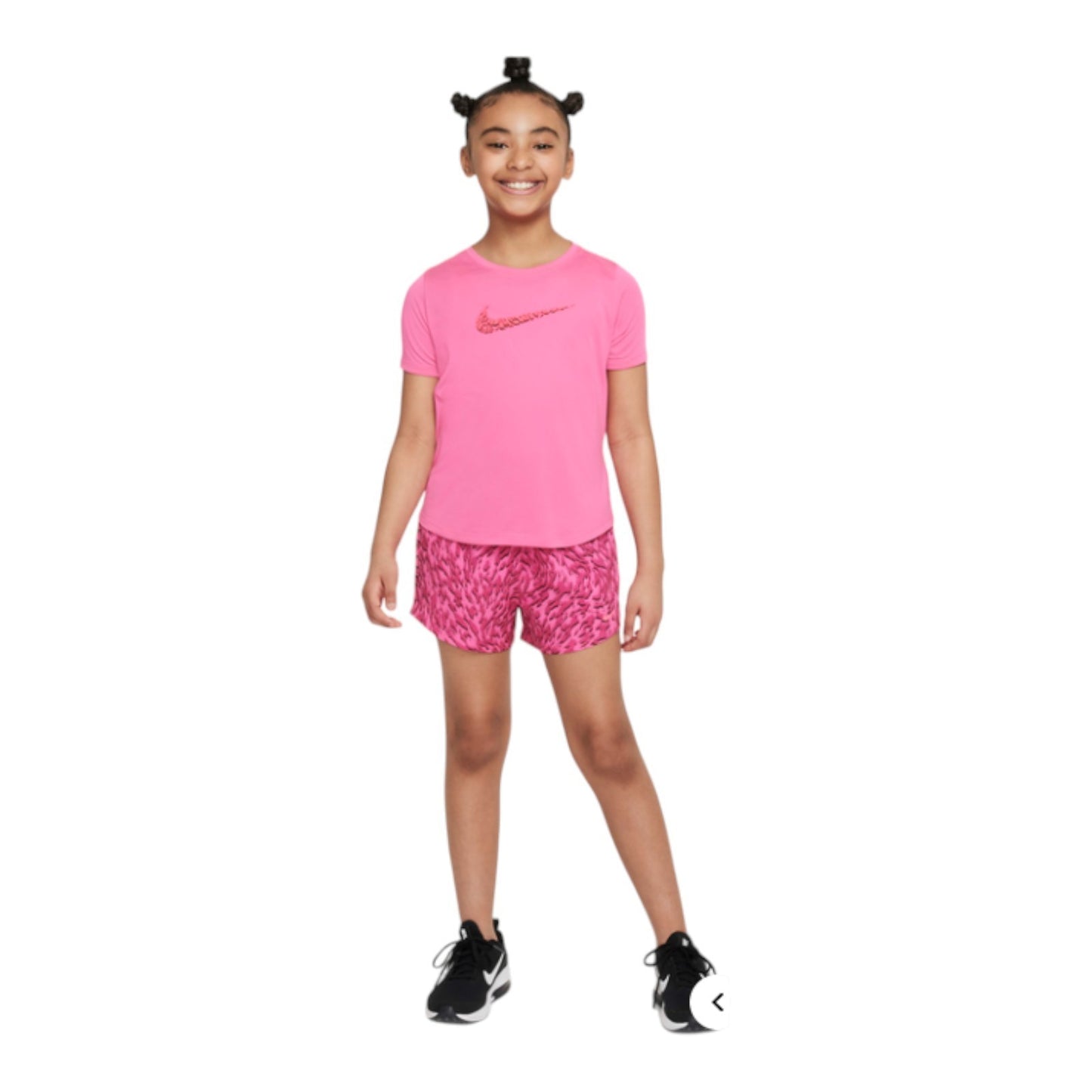 Nike One Older Kids' (Girls') Short-Sleeve Training Top - Blue or Pink