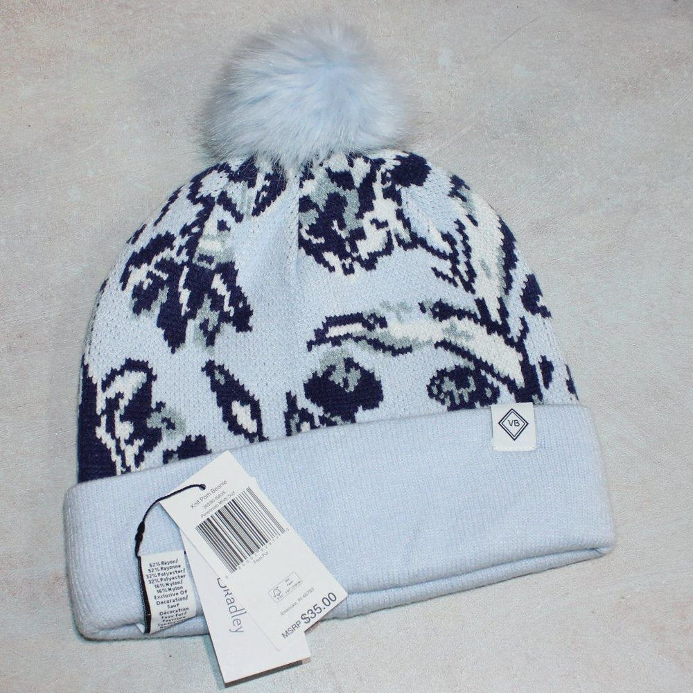 Vera Bradley Knit Pom Beanie NWT!