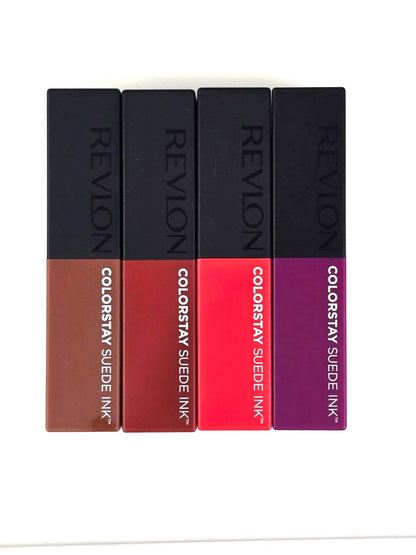 REVLON Lipstick, ColorStay Suede Ink, Built-in Primer, Infused with Vitamin E