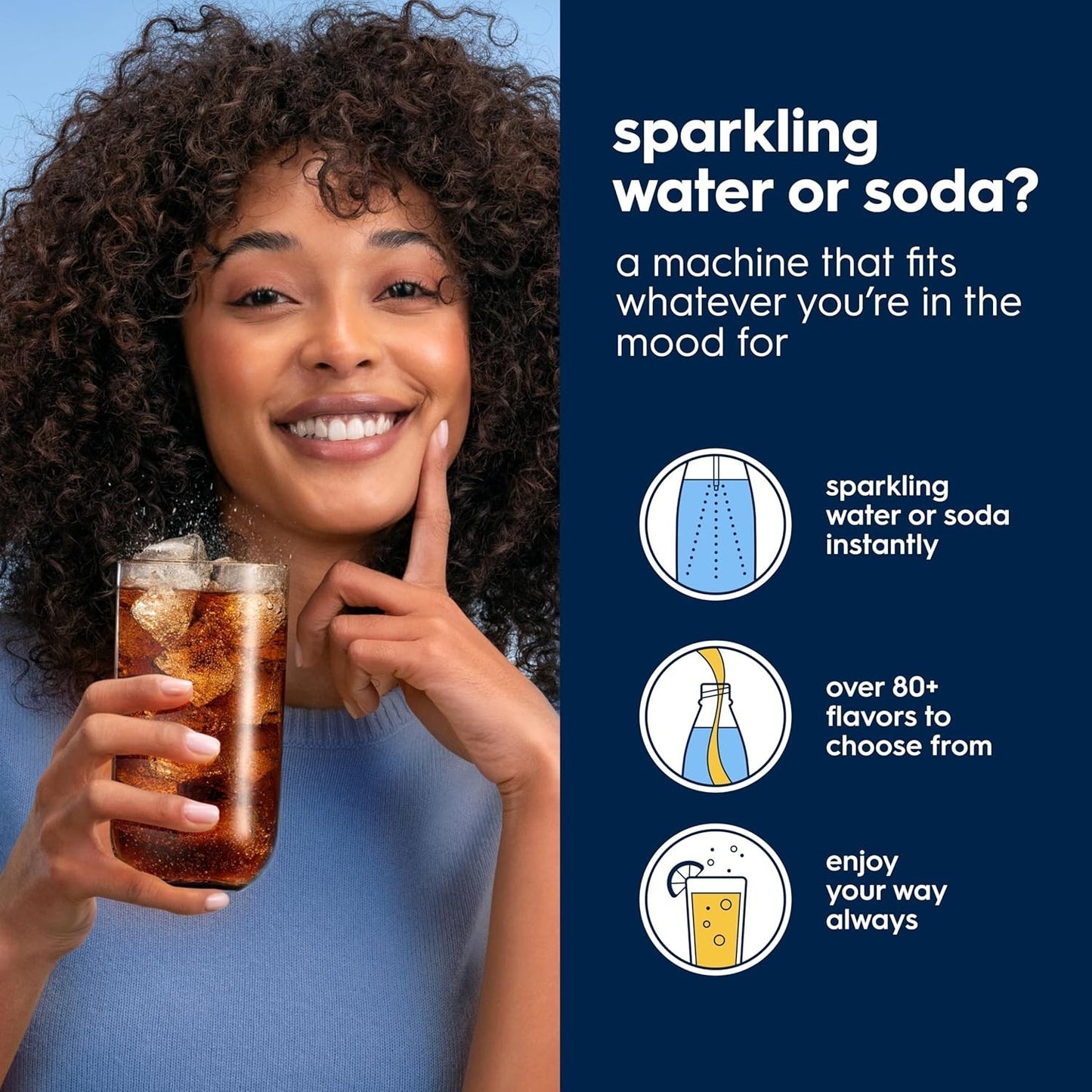 Sodastream Collection E-Duo Automatic Sparkling Water Maker - Dual Carbonation