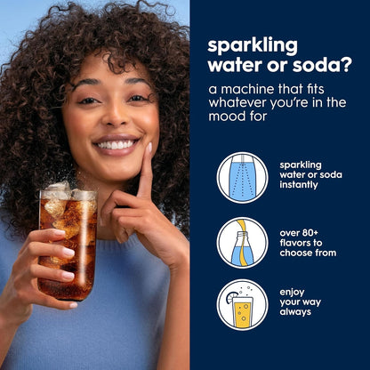 Sodastream Collection E-Duo Automatic Sparkling Water Maker - Dual Carbonation