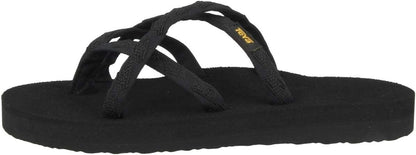 Teva Womens Olowahu Black on Black Sandal