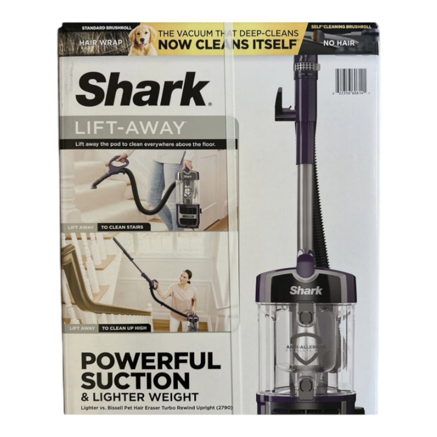 Shark ZD201 Lift-Away Upright Vacuum with Powerfin Roller - NEW IN BOX!