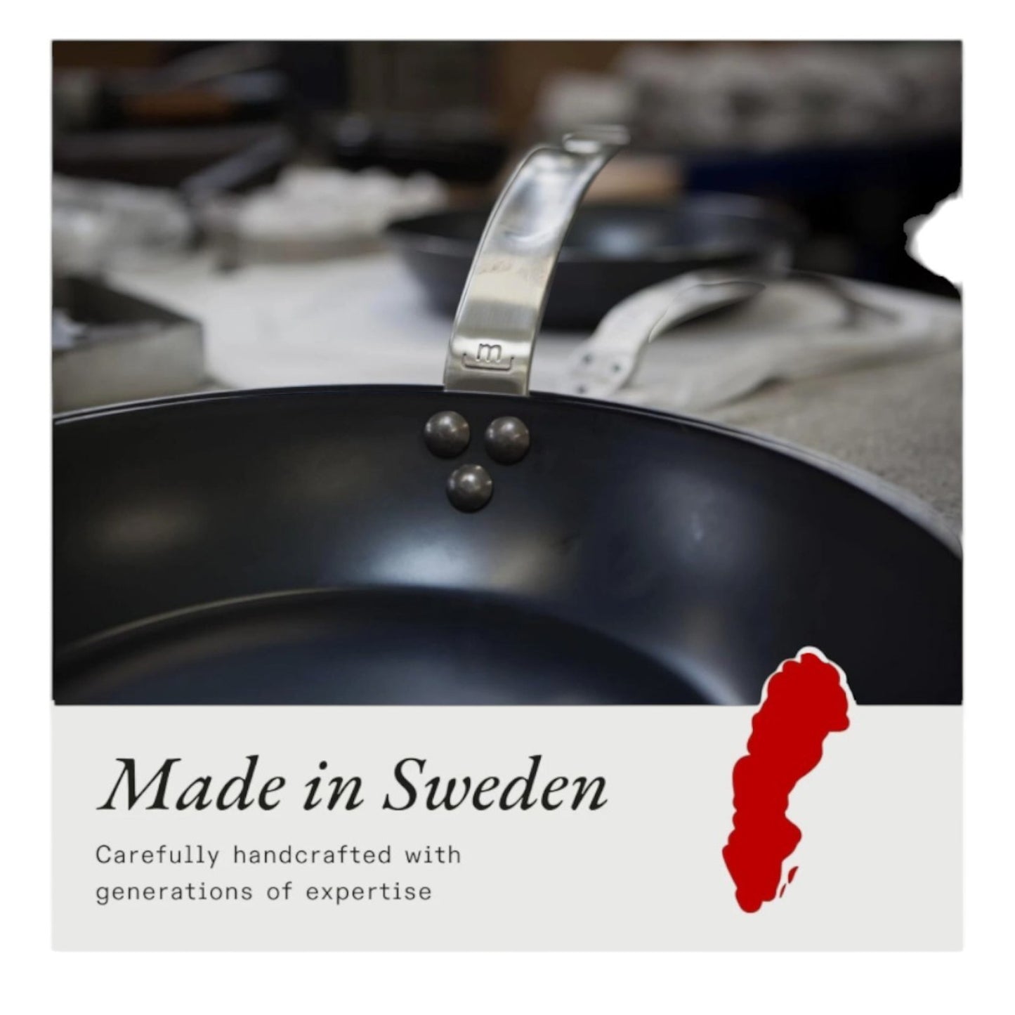 Made In Cookware - Seasoned 10" Carbon Steel Frying Pan, Professional Cookware