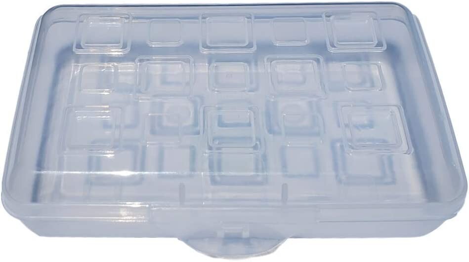 Sterilite Plastic Pencil Box Clear Tint