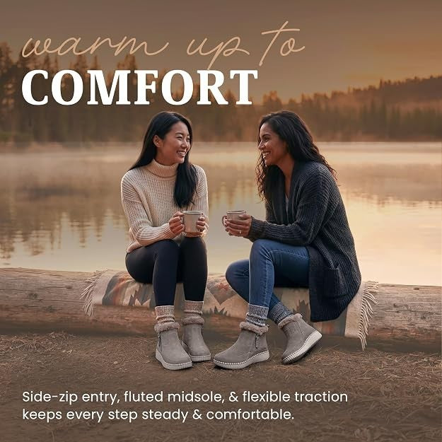 Women's Boots Skechers Relaxed Fit: Wilshire Blvd - Fresh Zip - Taupe