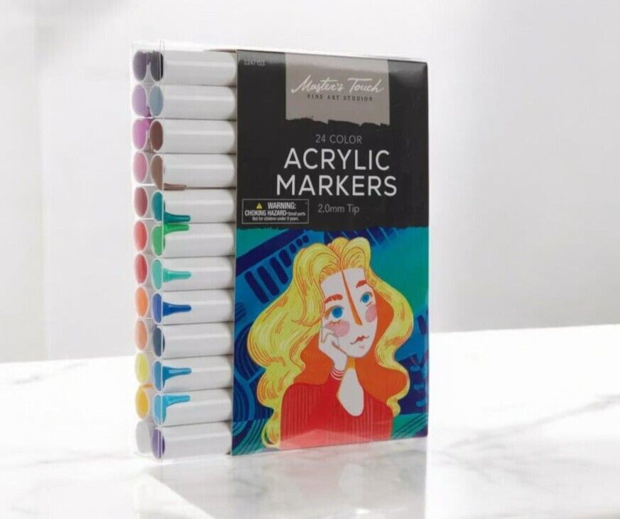 Master's Touch 2247153 Acrylic Markers - 24 Piece Set