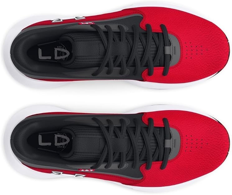 Under Armour UA Lockdown 7 Basketball Shoes Men Size 8 Red Black 3028512-600