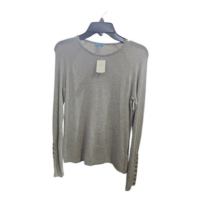 J. Mclaughlin Jamey Sweater Gray & Silver Stripe, XS