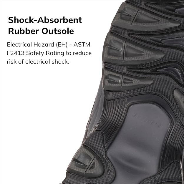 NEW Skechers Men's Cankton Steel Toe Electrical Hazard Construction Shoes - 11