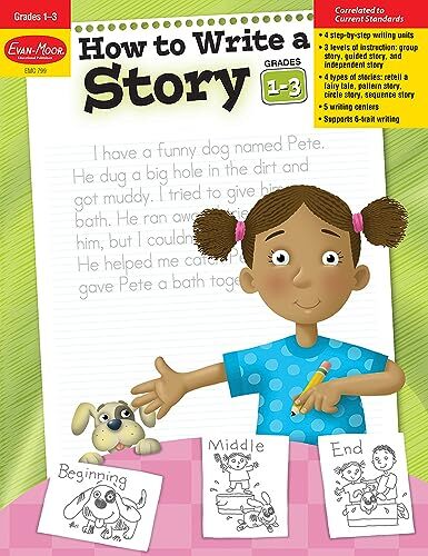 Evan-Moor How to Write a Story, Grades 1-3