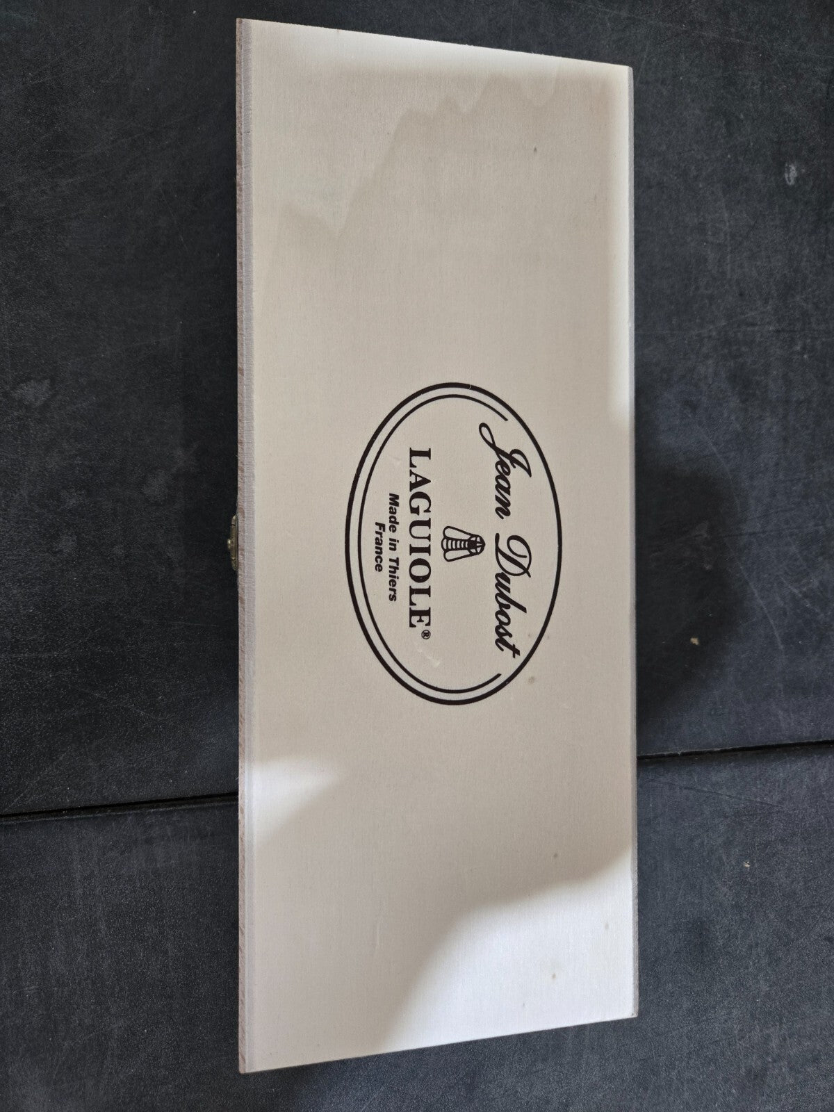 French Home Laguiole Steak Knives, Set of 4 (Olive Handle) Wood Grain 4-piece