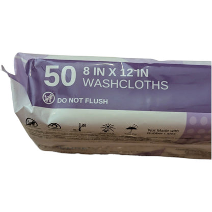 ProCure Premium Adult Washcloths PC263S 8 in x 10 in 50 count exp: 11/2027