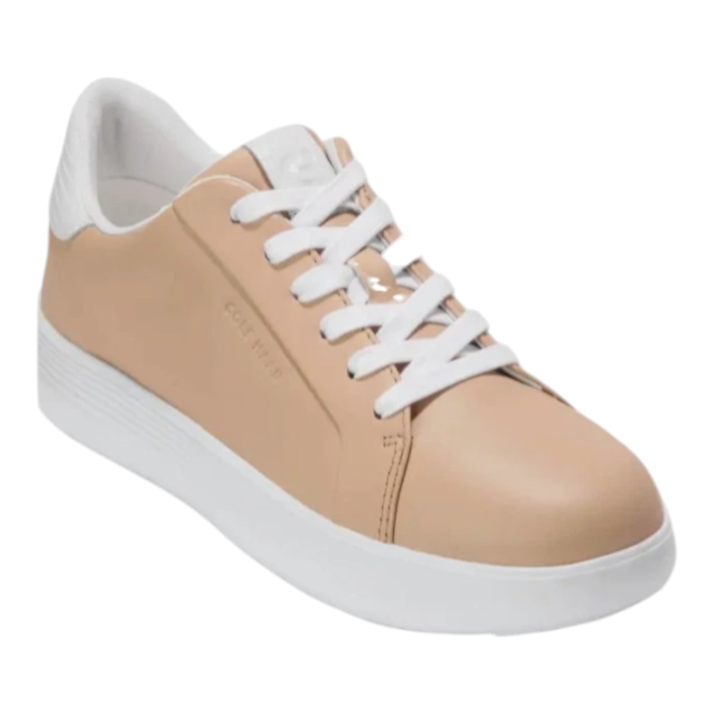 Cole Haan Women's Grand Crosscourt Joy Platform Sneakers Soft Buff/White, W32624