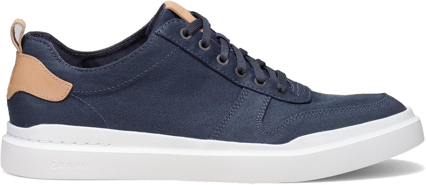 New Cole Haan Mens Grandpro Rally Canvas Court Sneakers - Black or Indigo