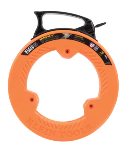 Klein Tools Wide Steel Fish Tape, 1/4-Inch x 25-Foot 56346