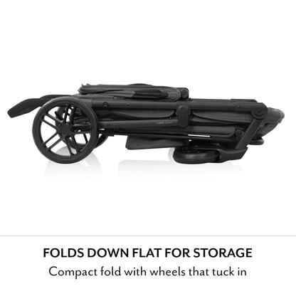 evenflo Omni Crew 3-in-1 Stroller Wagon, Licorice Black,  Fits upto Two Children