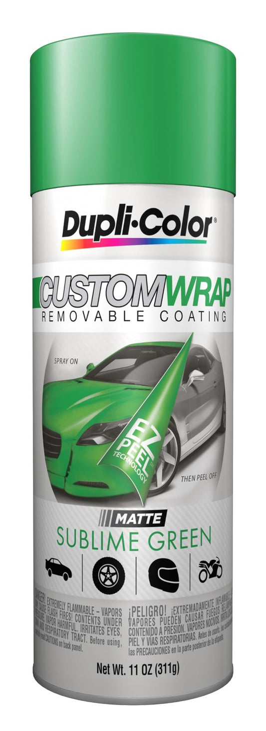 Dupli-Color ECWRC8037 Custom Wrap Matte Removable Automotive Paint – Sublime Gr