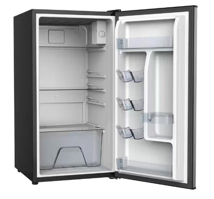 Magic Chef 3.2 Cu. Ft. Freezerless Mini Fridge, Black, HMAR33BE, w/ Crisper