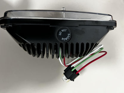 Truck-Lite 37455C LED Projector Headlights, 5x7, Rectangular, Clear, 6 Diode, H