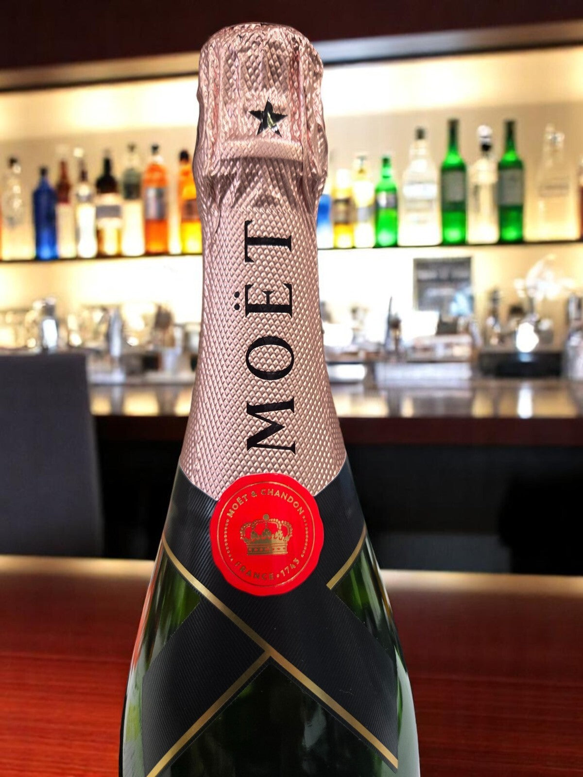 Moet & Chandon Rose Imperial Champagne Dummy Empty Bottle Prop 750ml