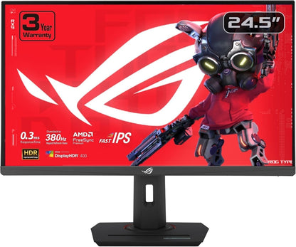 ASUS ROG Strix XG259QNS 25" Full HD 1080p 380 Hz Fast IPS eSports Gaming Monitor