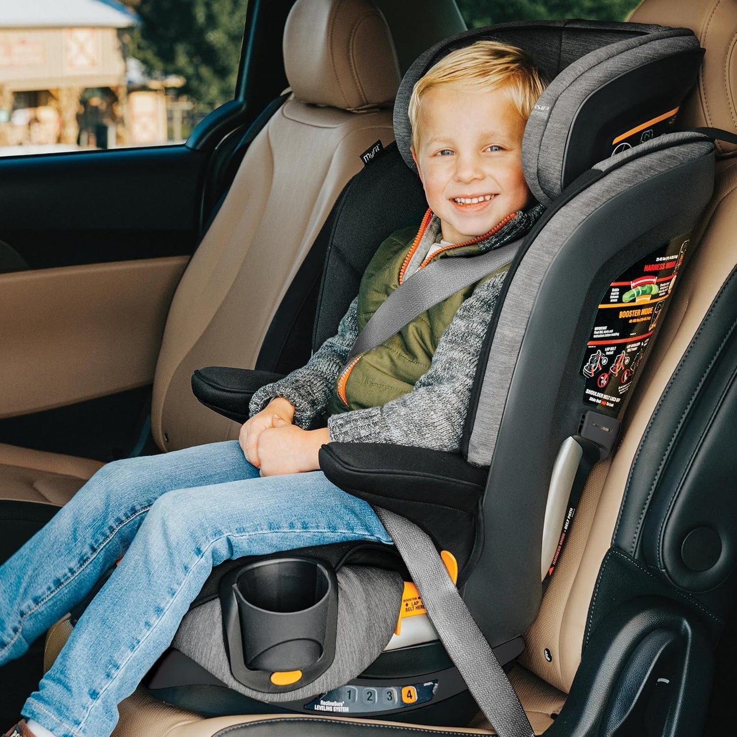 Chicco MyFit Harness + Booster Car Seat, 5-Point Harness and High Back Seat, New