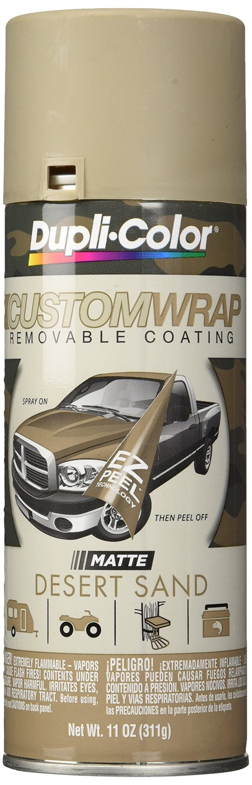 Dupli-Color ECWRC8510 Custom Wrap Matte Removable Automotive Paint – Desert San