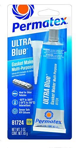 Permatex 85519-6PK Sensor-Safe Ultra Blue RTV Silicone Gasket Maker, 9.5 oz. Po