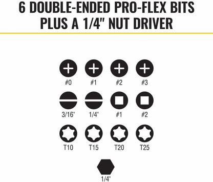 Klein Tools 32313HD 13-in-1 Ratcheting Impact Rated Screwdriver