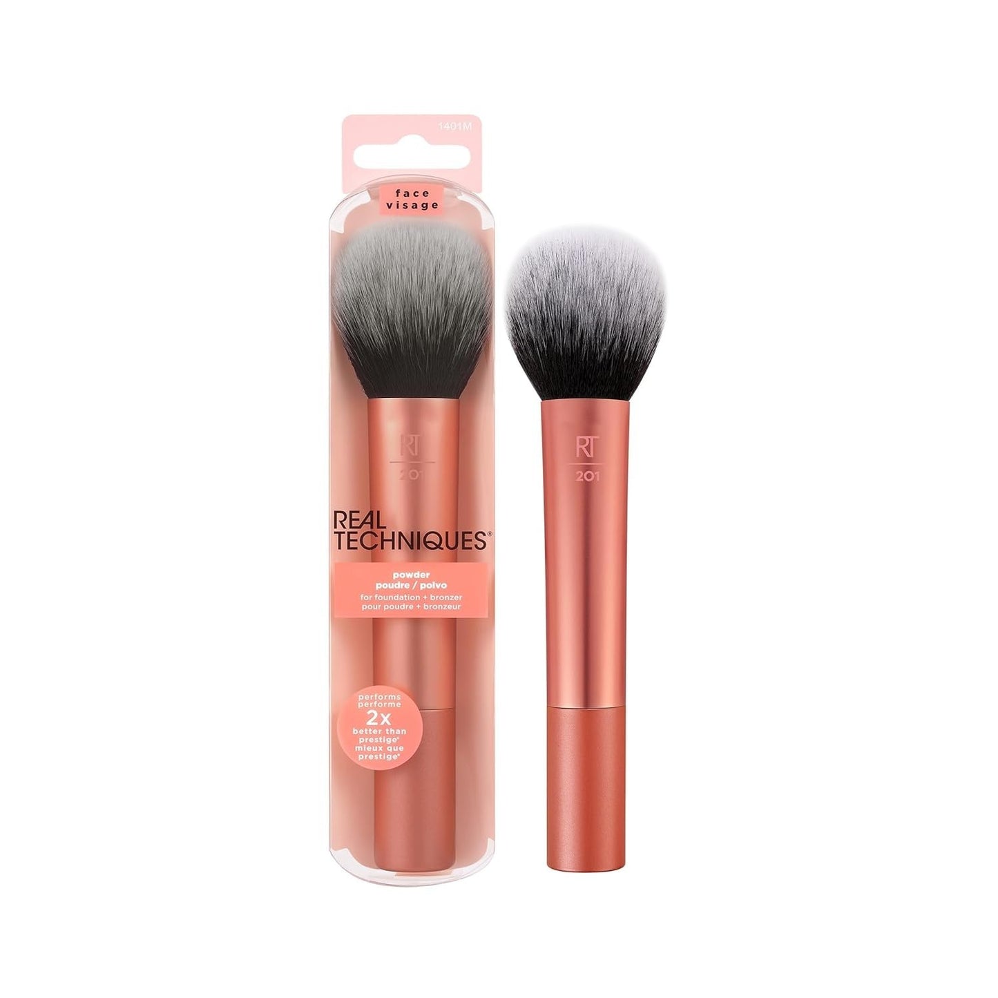 Real Techniques Ultra Plush Powder Makeup Brush - flawless 01401