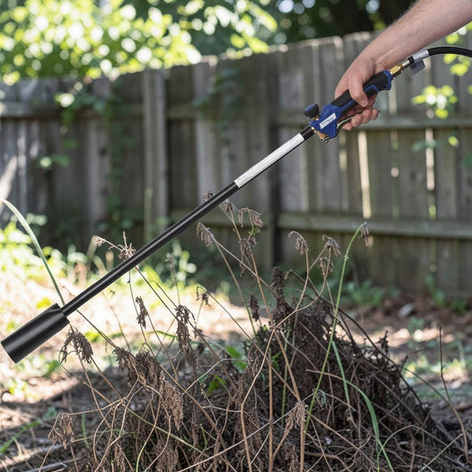 500,00 BTU Propane Torch, Heavy Duty Weed Burner, Extra Long 10’ Hose, Adjust...