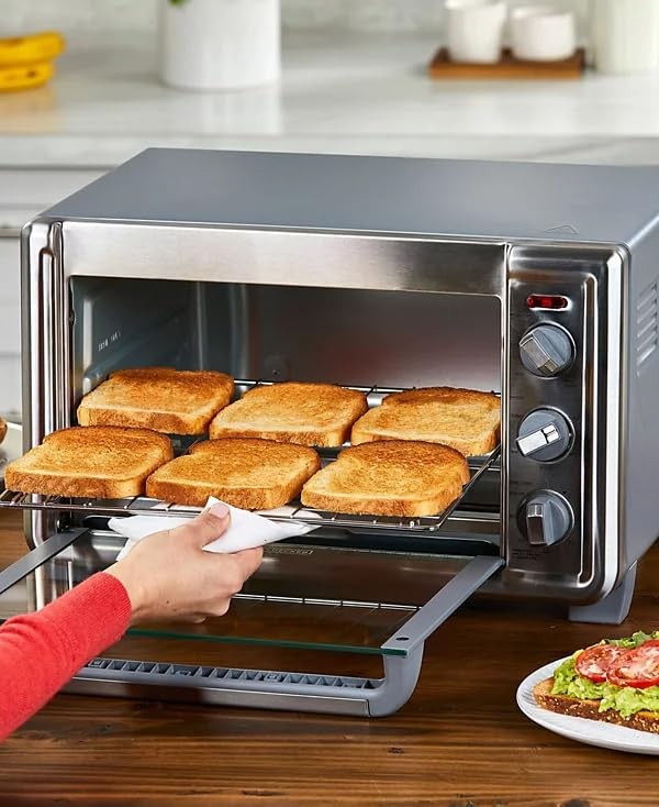 Black + Decker TO6135-1SD 6-Slice Crisp N Bake Air Fry Convection Oven